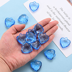 Transparent Acrylic Pendants&nbsp;TACR-T024-03B-940