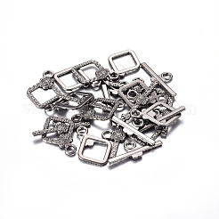 Tibetan Style Toggle Clasps&nbsp;X-TIBEB-A101564-B-LF
