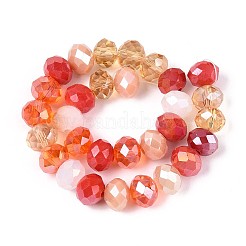 Electroplate Glass Beads Strands&nbsp;EGLA-N022-02A-A01