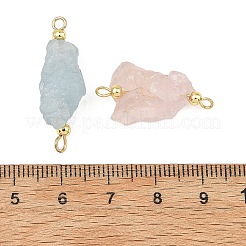 Raw Rough Natural Morganite Connector Charm&nbsp;PALLOY-JF06041