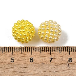Imitation Pearl Acrylic Beads&nbsp;LS-OACR-XCP0001-17A