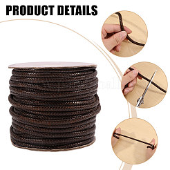 30M Braided Waxed Polyester Cords&nbsp;YC-WH0011-03D