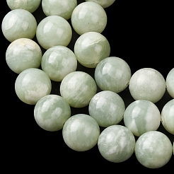 Natural Xiuyan Jade Beads Strands&nbsp;G-H343-D13-14mm