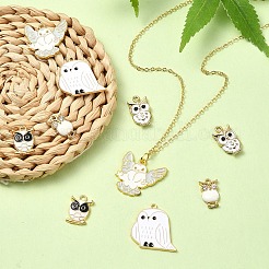 10Pcs 5 Styles Alloy Enamel Pendants&nbsp;FIND-YW0006-21