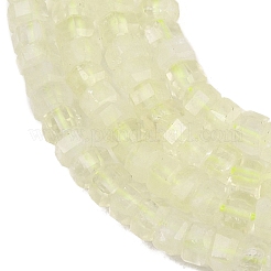 Natural Lemon Quartz(Heated) Beads Strands&nbsp;G-G345-C02-2x4mm