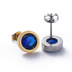 304 Stainless Steel Stud Earrings&nbsp;STAS-D0001-04B