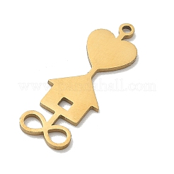 201 Stainless Steel Pendants&nbsp;STAS-B136-16G