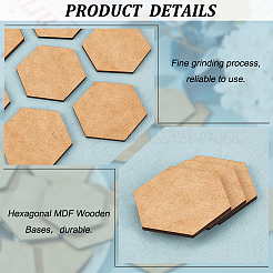30Pcs Medium Density Fiberboard (MDF) Sheet&nbsp;WOOD-FG0001-27