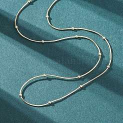 2.5MM Brass Ball Snake Chain Necklaces for Women Men&nbsp;KK-P302-03G