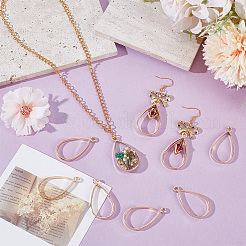 100Pcs Alloy Open Back Bezel Pendants&nbsp;FIND-OC0003-97