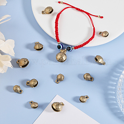 40Pcs 4 Styles Brass Bell Pendants&nbsp;KK-CA0002-54