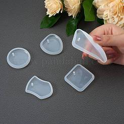 8Pcs 8 Style DIY Pendant Silicone Molds&nbsp;DIY-SZ0007-26