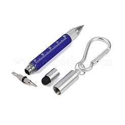 Aluminum Practical 6-in-1 Keychain Pen&nbsp;AJEW-R004-01P-10