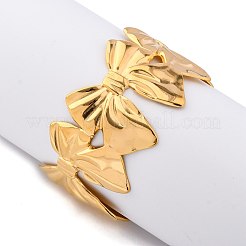 304 Stainless Steel Cuff Bangles for Women&nbsp;BJEW-P347-02B