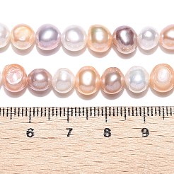 Natural Cultured Freshwater Pearl Beads Strands&nbsp;PEAR-T003-10D