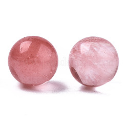 Cherry Quartz Glass Beads&nbsp;G-R483-10-8mm
