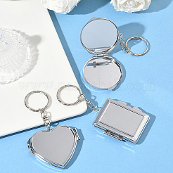 3Pcs 3 Styles Iron Keychains&nbsp;KEYC-SC0001-98P