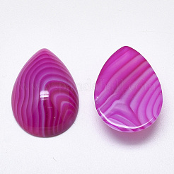 Natural Banded Agate/Striped Agate Cabochons&nbsp;G-T122-23B