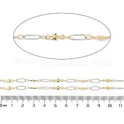 Ion Plating(IP) 304 Stainless Steel Link Chain&nbsp;CHS-H028-07C-GP