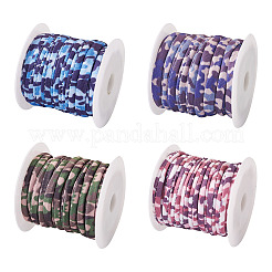 4 Colors Flat Polyester Elastic Cord&nbsp;EC-TA0001-03A