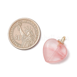 3Pcs 3 Styles Opalite & Cherry Quartz Glass & Natural Rose Quartz Pendants&nbsp;PALLOY-JF04933