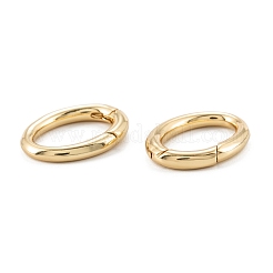 Brass Spring Gate Rings&nbsp;KK-P204-02G