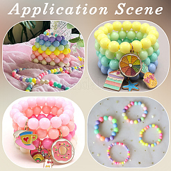 1560Pcs 24 Colors Opaque Acrylic Beads&nbsp;MACR-PA0001-62B
