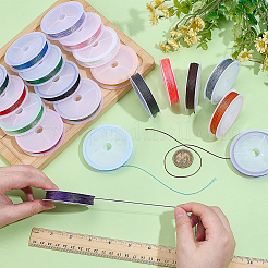 20 Rolls 20 Colors 10M 12-Ply Round Polyester Thread&nbsp;OCOR-PH0006-84
