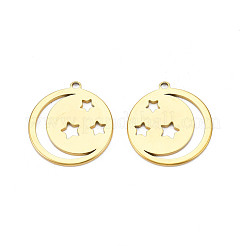 Ion Plating(IP) 201 Stainless Steel Pendants&nbsp;STAS-T063-184G