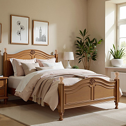 Roman DIY Wood Finials&nbsp;WOOD-WH0062-36