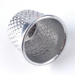 Aluminum Finger Thimbles Metal Shield Sewing Grip Protector&nbsp;FIND-R032-06P