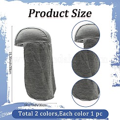 2Pcs 2 Colors Fibre Helmet Cover with Neck Mask&nbsp;AJEW-DJ0006-29