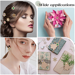 100Pcs 10 Colors Alloy Rhinestone Cabochons&nbsp;FIND-GF0005-91