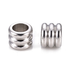 Non-Tarnish 304 Stainless Steel European Beads&nbsp;A-STAS-F250-05P