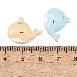 Baking Paint Alloy Enamel Pendants&nbsp;FIND-G101-04G-01