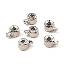 Brass Crimp Beads&nbsp;KK-Z030-17C-G