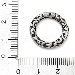 304 Stainless Steel Spring Gate Rings&nbsp;STAS-V008-16AS