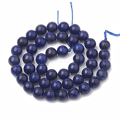 Natural Lapis Lazuli Beads Strands&nbsp;G-S295-18-8mm