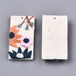 Handmade Polymer Clay Pendants&nbsp;CLAY-N010-013B