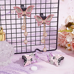 Alloy Rhinestone Car Air Vent Decorations&nbsp;AJEW-WH0248-511