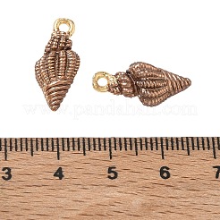 Brass with Enamel Charms&nbsp;KK-CBA61F8-01G-01