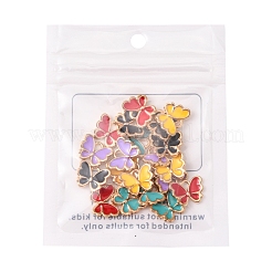 20Pcs 5 Colors Alloy Enamel Charms&nbsp;ENAM-YW0002-04