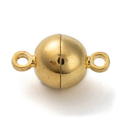 Brass Magnetic Clasps with Loops&nbsp;PALLOY-MC043-3G