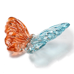 Two Tone Transparent Acrylic Beads&nbsp;OACR-E041-06