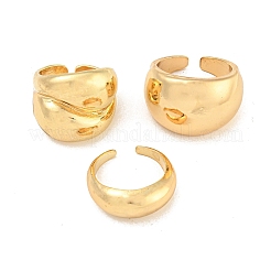 3Pcs Alloy Open Cuff Rings Kit for Women&nbsp;LS-RJEW-K260-04G