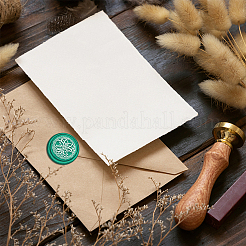 Brass Wax Seal Stamp with Handle&nbsp;AJEW-WH0184-0556