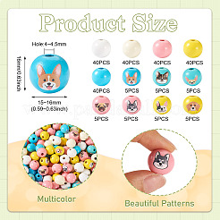 Wood European Beads&nbsp;WOOD-TA0002-62