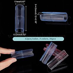 36Pcs 3 Colors Transparent ABS Plastic Bed Sheet Grippers&nbsp;KY-CA0001-36