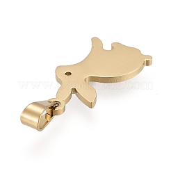 304 Stainless Steel Pendants&nbsp;STAS-G237-50G