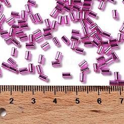 Baking Paint Glass Round Bugle Beads&nbsp;SEED-Z002-A-E13